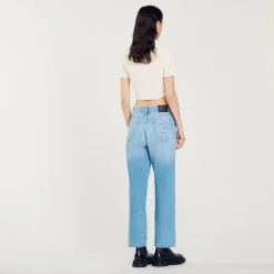 Femme SANDRO Jean Droit Taille Basse