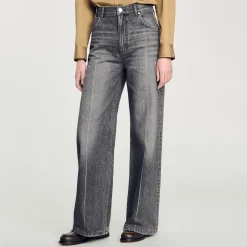 Femme SANDRO Jean Droit Taille Basse