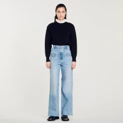 Femme SANDRO Jean Large