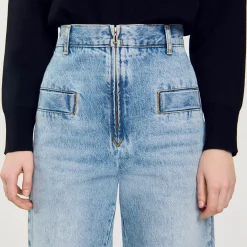 Femme SANDRO Jean Large
