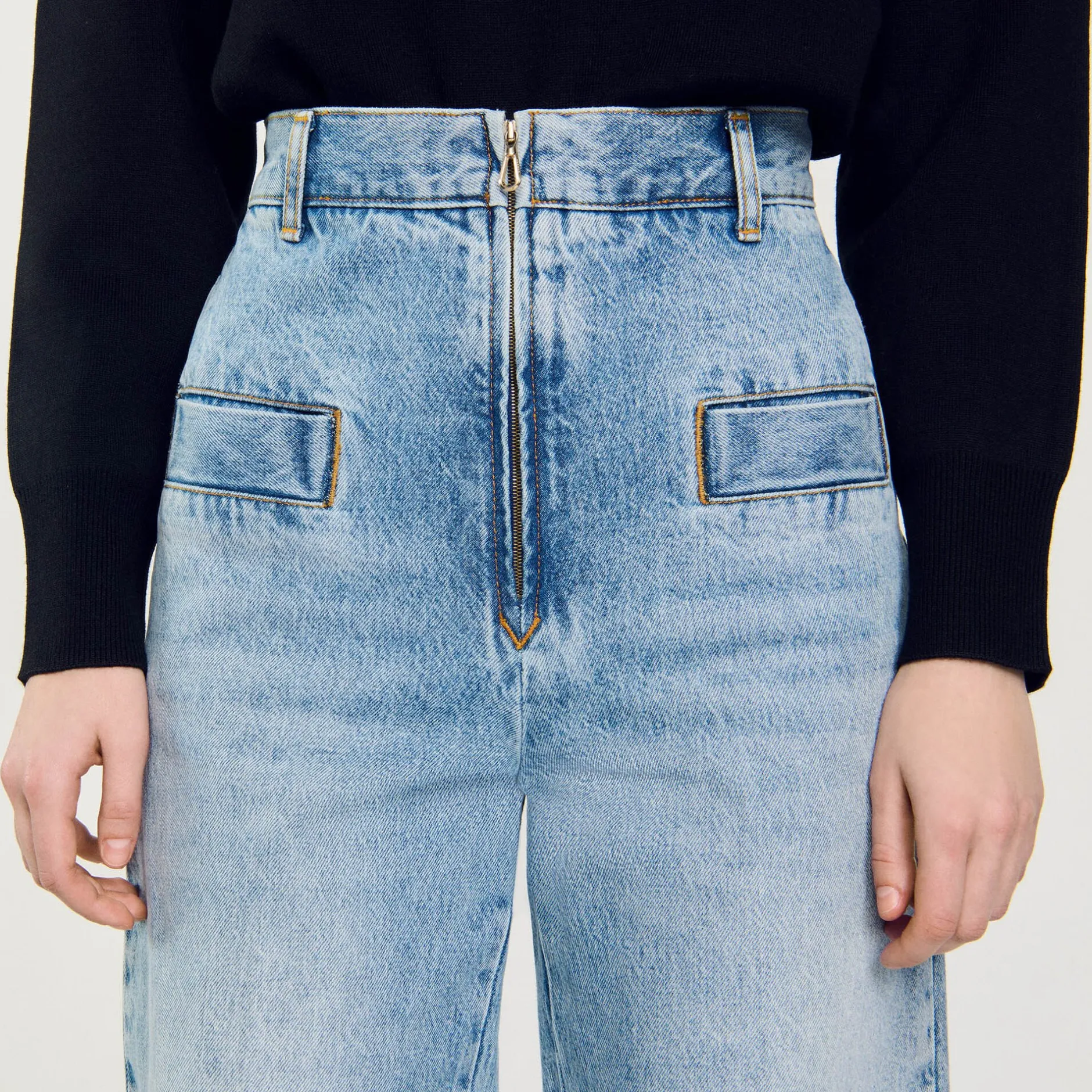 Femme SANDRO Jean Large