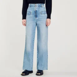 Femme SANDRO Jean Large
