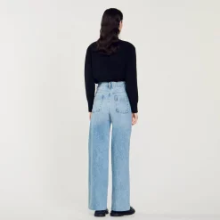 Femme SANDRO Jean Large