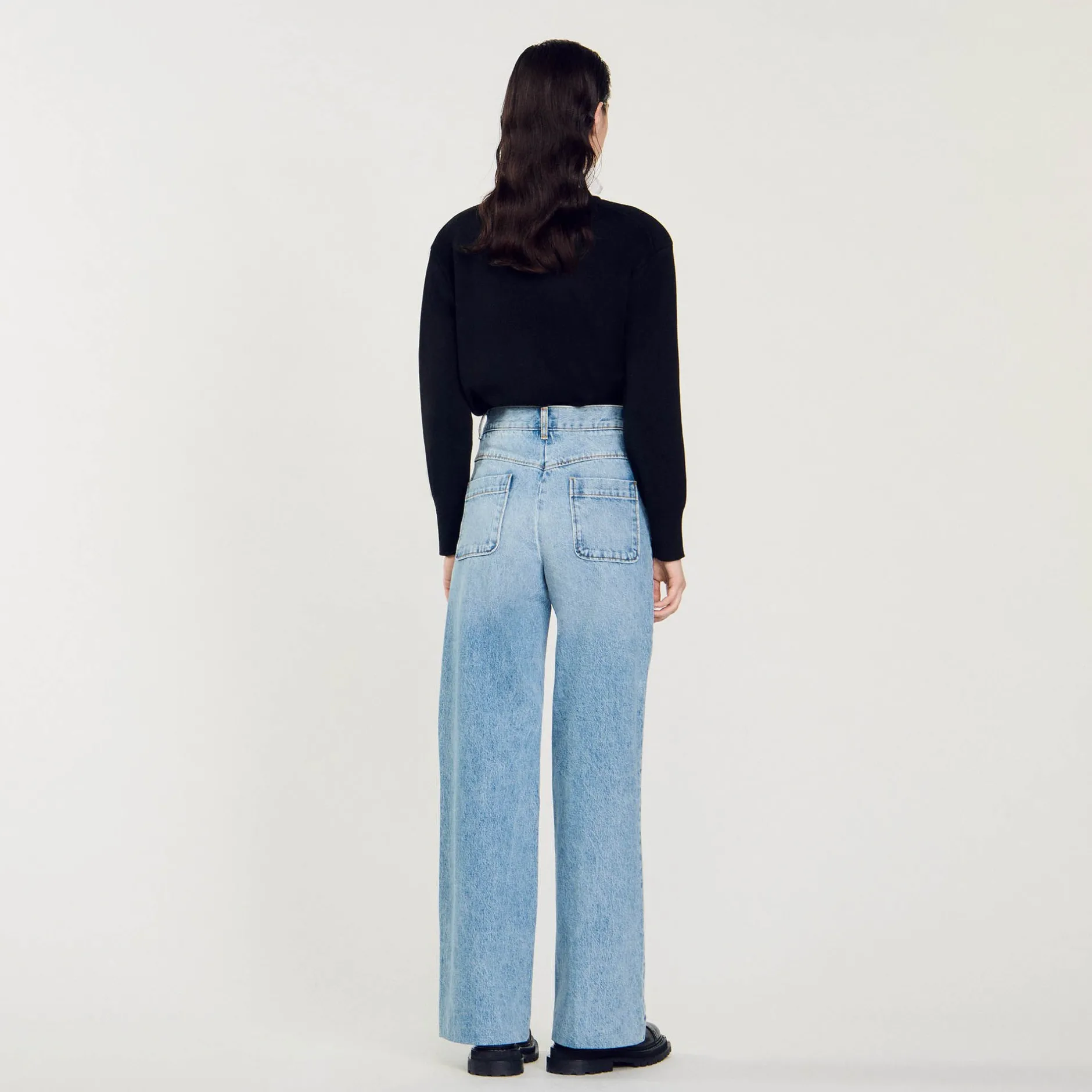 Femme SANDRO Jean Large