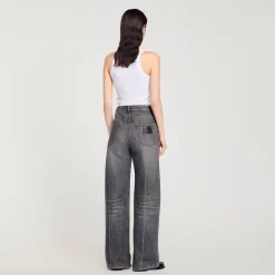 Femme SANDRO Jean Large