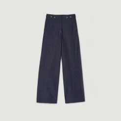 Femme SANDRO Jean Large Brut