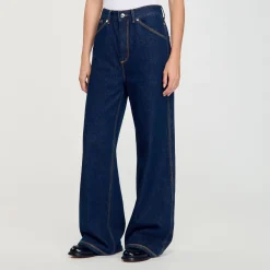 Femme SANDRO Jean Large Flare