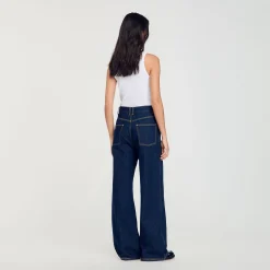 Femme SANDRO Jean Large Flare