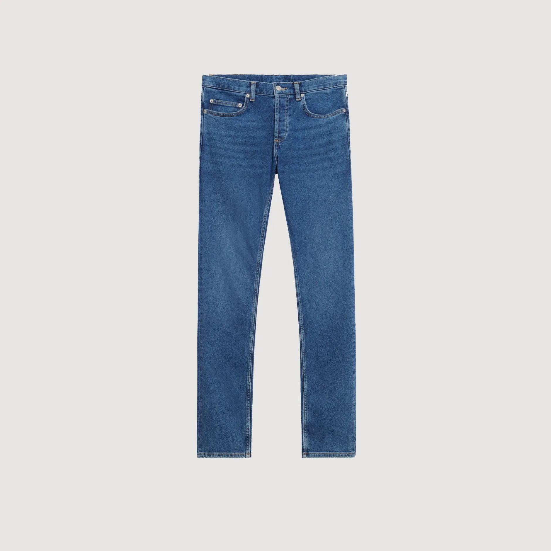Homme SANDRO Jean Slim Avec Délavage Waterless