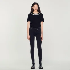 Femme SANDRO Jean Slim Taille Normale