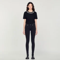 Femme SANDRO Jean Slim Taille Normale
