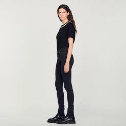 Femme SANDRO Jean Slim Taille Normale