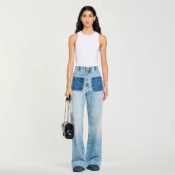 Femme SANDRO Jean Taille Haute