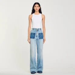 Femme SANDRO Jean Taille Haute
