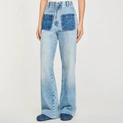 Femme SANDRO Jean Taille Haute
