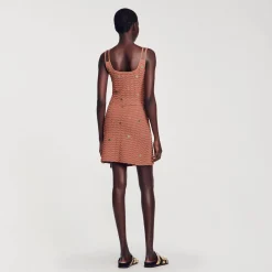 Femme SANDRO Jupe Courte Asymétrique