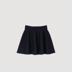 Femme SANDRO Jupe Courte En Maille