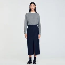 Femme SANDRO Jupe Longue Cargo