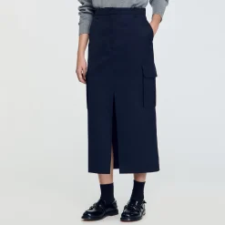 Femme SANDRO Jupe Longue Cargo