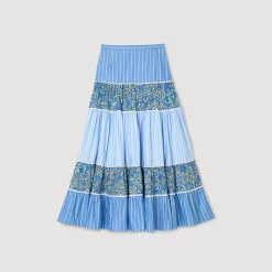 Femme SANDRO Jupe Longue Patchworks