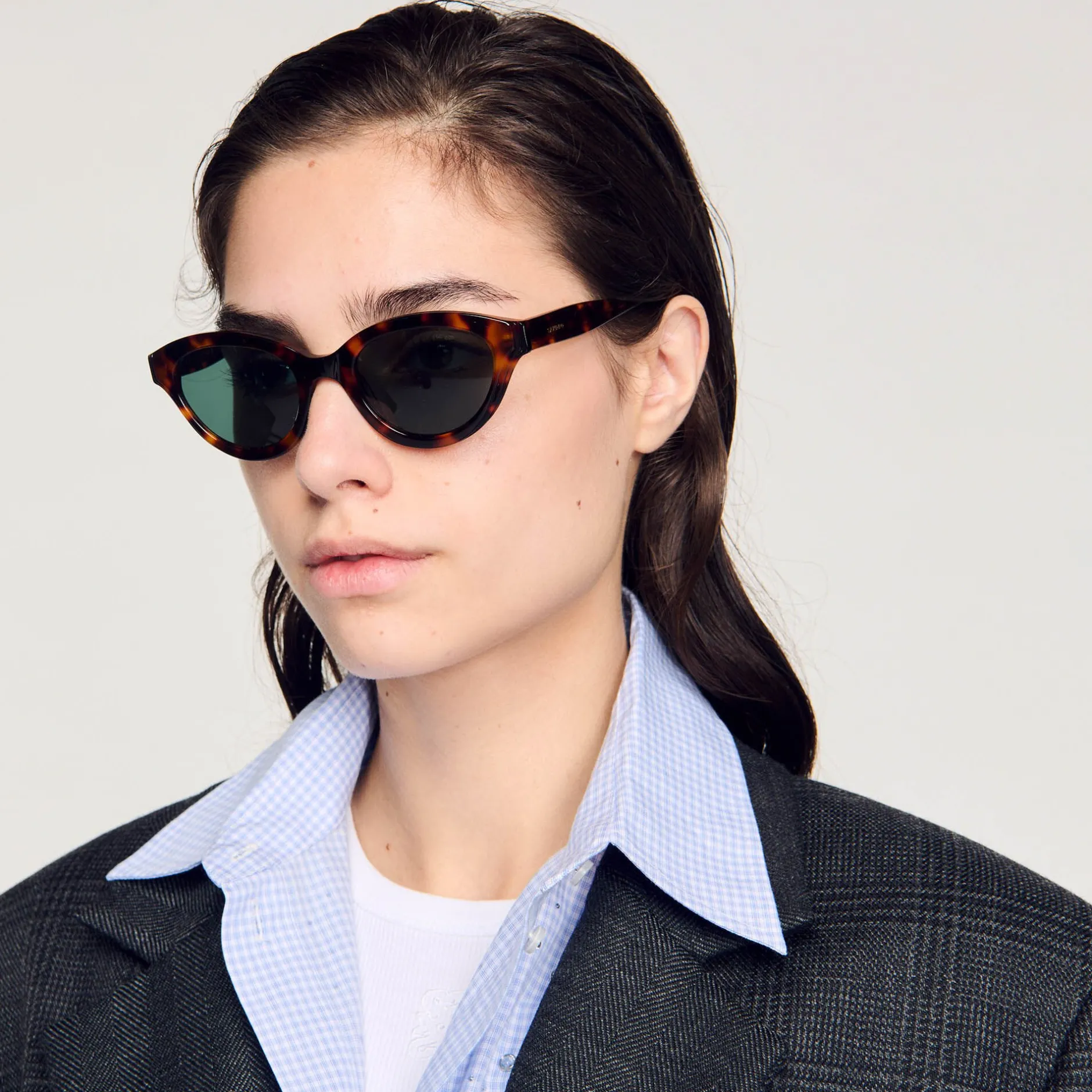 Femme SANDRO Lunettes De Soleil Cat Eyes