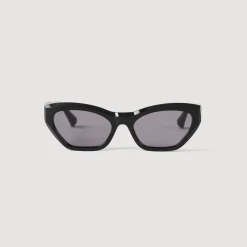 Femme SANDRO Lunettes De Soleil Ovales