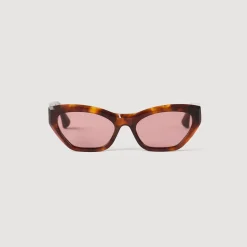 Femme SANDRO Lunettes De Soleil Ovales