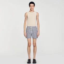 Homme SANDRO Maillot De Bain Square Cross