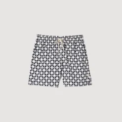 Homme SANDRO Maillot De Bain Square Cross