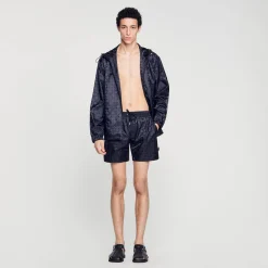 Homme SANDRO Maillot De Bain Squarecross