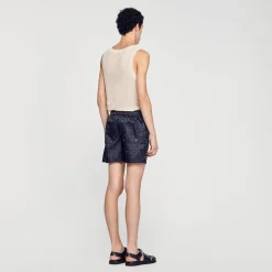 Homme SANDRO Maillot De Bain Squarecross