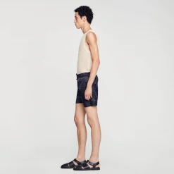 Homme SANDRO Maillot De Bain Squarecross