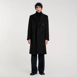 Homme SANDRO Manteau 3/4 Croisé
