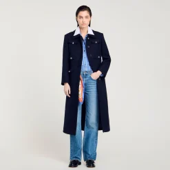 Femme SANDRO Manteau Long Cintré