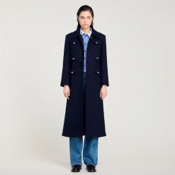 Femme SANDRO Manteau Long Cintré