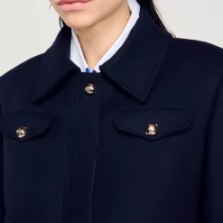 Femme SANDRO Manteau Long Cintré