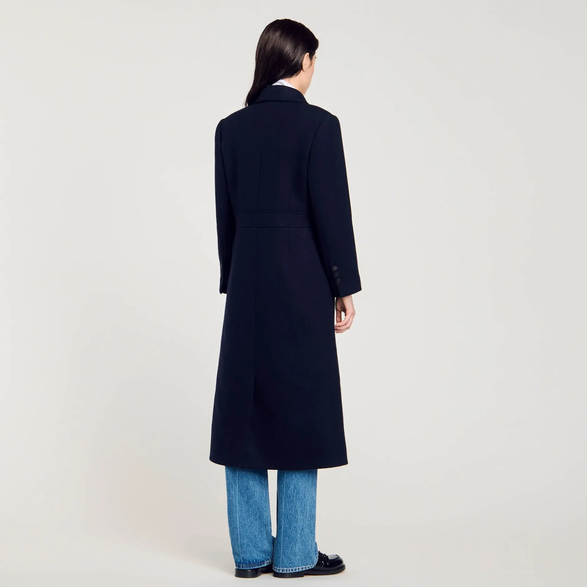 Femme SANDRO Manteau Long Cintré