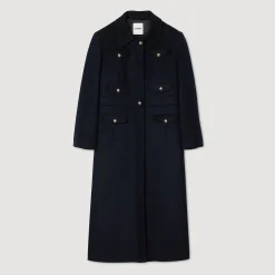 Femme SANDRO Manteau Long Cintré