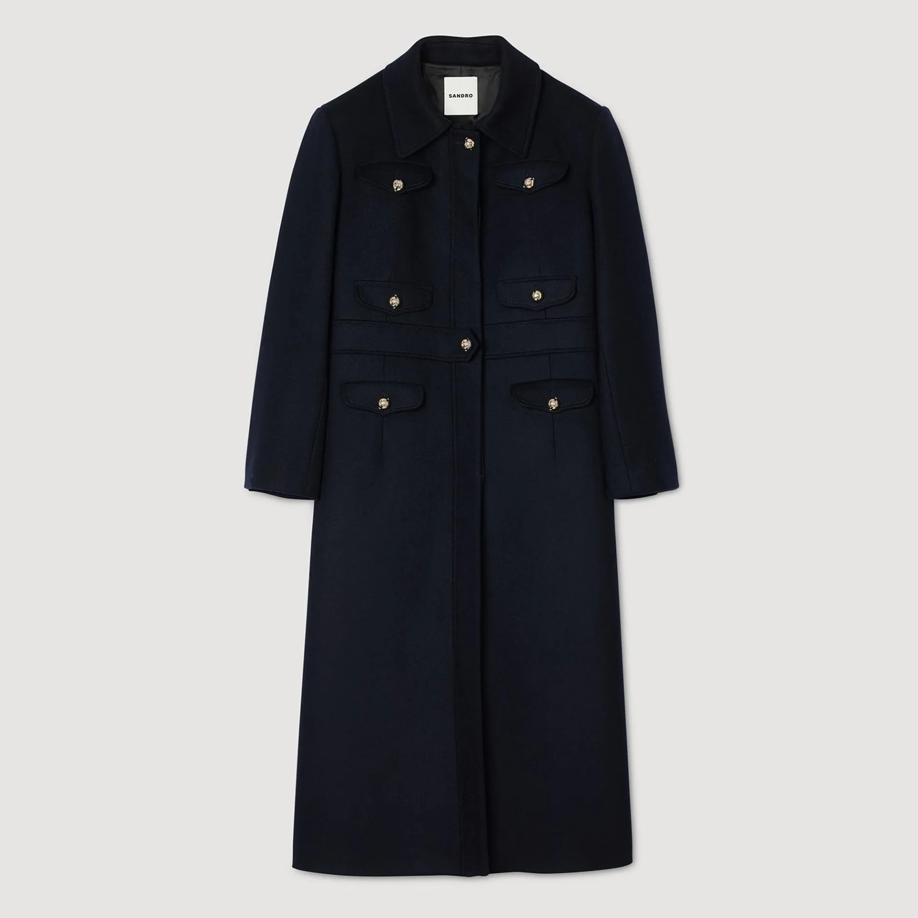 Femme SANDRO Manteau Long Cintré