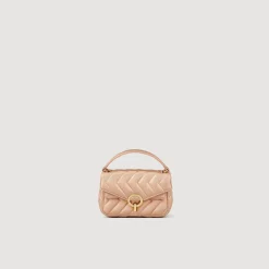 Femme SANDRO Mini Sac YZA En Cuir Irisé Matelassé