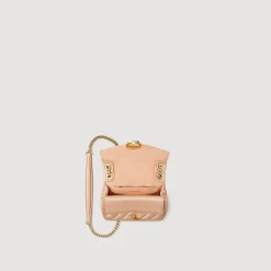 Femme SANDRO Mini Sac YZA En Cuir Irisé Matelassé