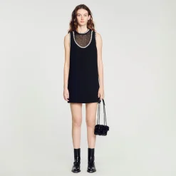 Femme SANDRO Mini Sac Yza Sequins