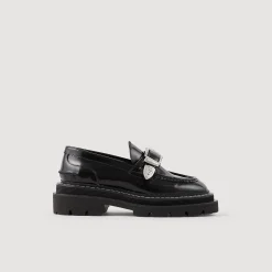 Femme SANDRO Mocassins En Cuir