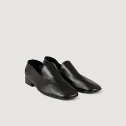 Homme SANDRO Mocassins Loafers En Cuir