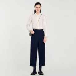 Femme SANDRO Pantalon à Plis
