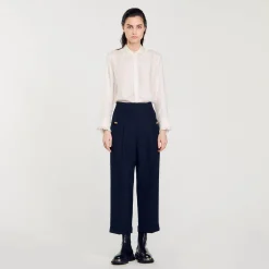 Femme SANDRO Pantalon à Plis