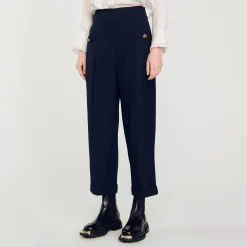 Femme SANDRO Pantalon à Plis