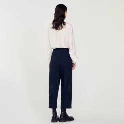 Femme SANDRO Pantalon à Plis