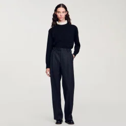 Femme SANDRO Pantalon à Rayures