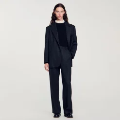 Femme SANDRO Pantalon à Rayures